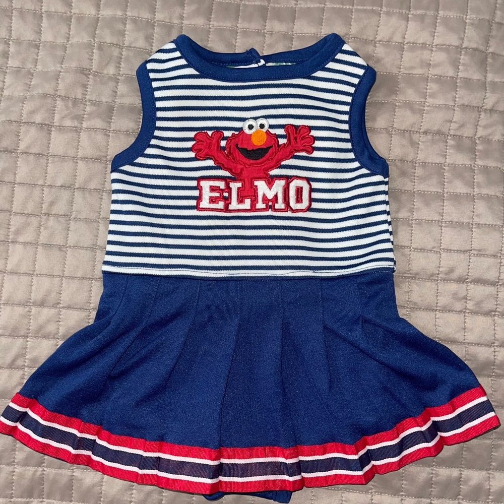 Elmo Striped Cheer Dress